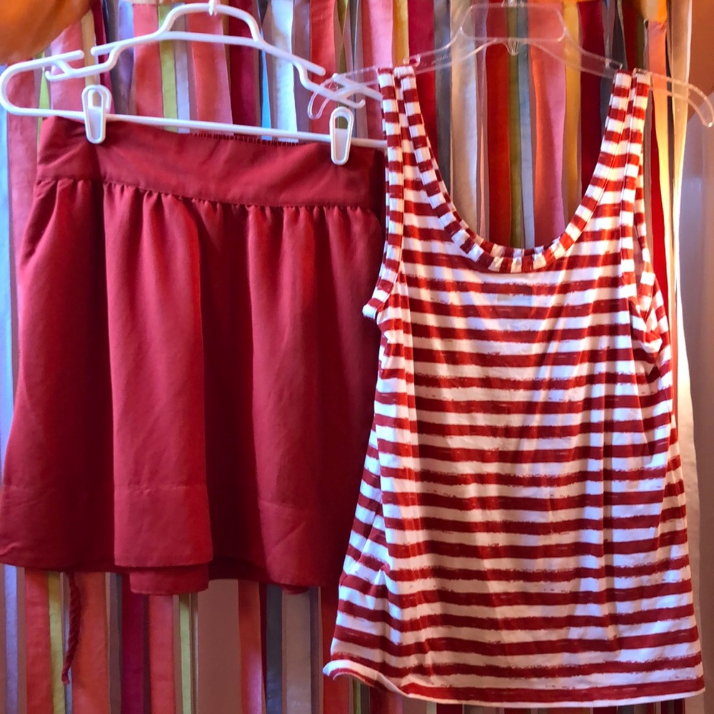 Tommy Hilfiger skirt and tank top